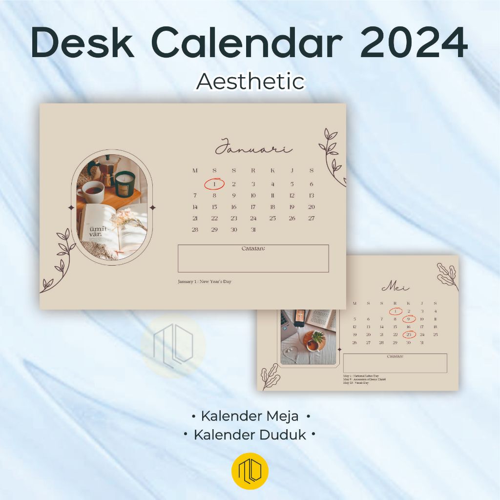 

KALENDER MEJA PLANNER 2024 / KALNDER CATATAN 2024 / KALENDER DUDUK / KALENDER MEJA AESTHETIC TAHUN 2024 / KALENDER DUDUK TAHUN 2024 2