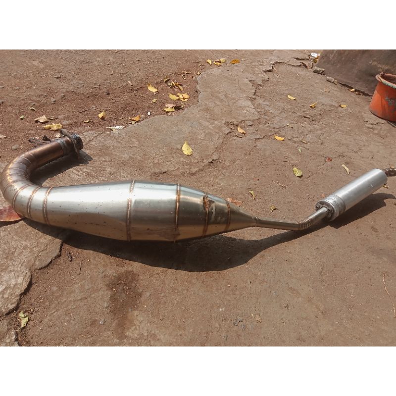knalpot racing ninja rr merk Robi bekas bagus