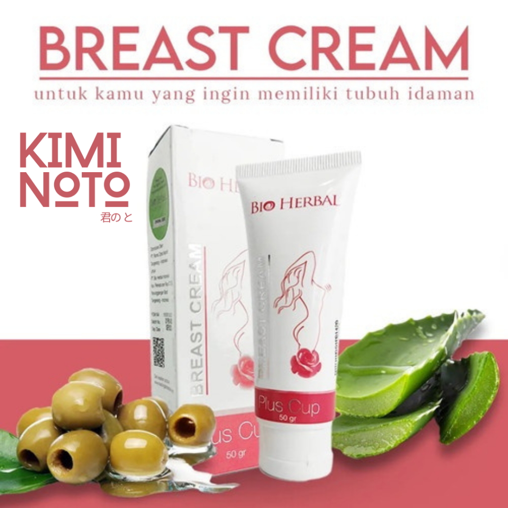 KIMINOTO BIO HERBAL BREAST CREAM KRIM PENGENCANG ORIGINAL BPOM