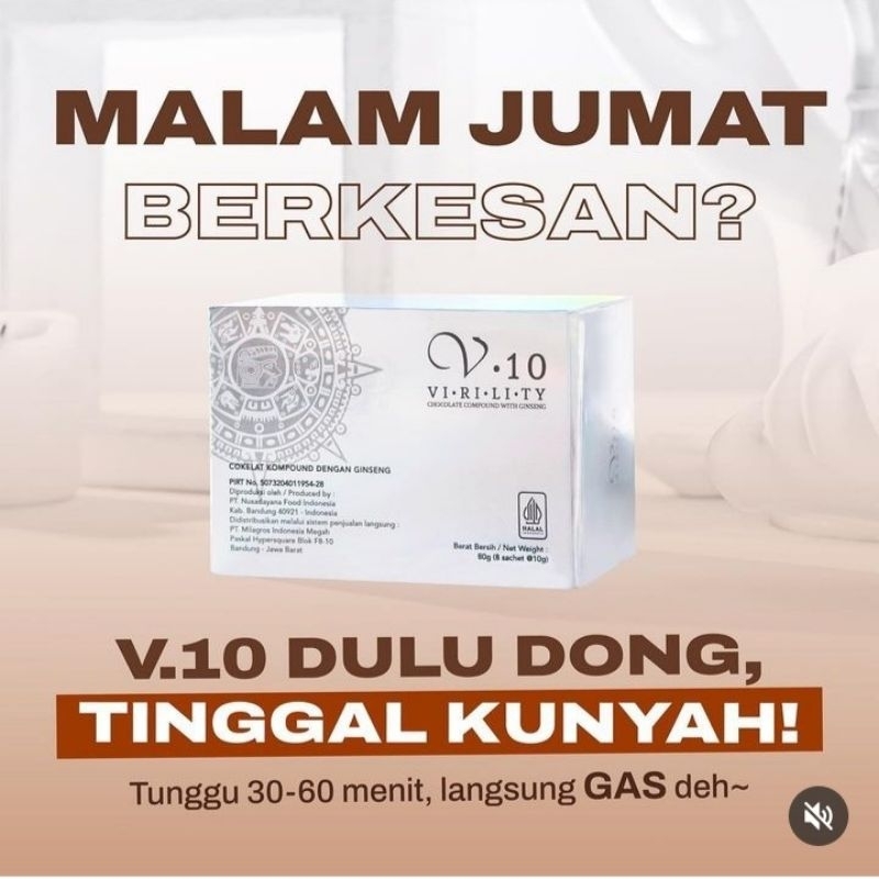 Coklat Paten V10 untuk membantu kesehatan PRIA