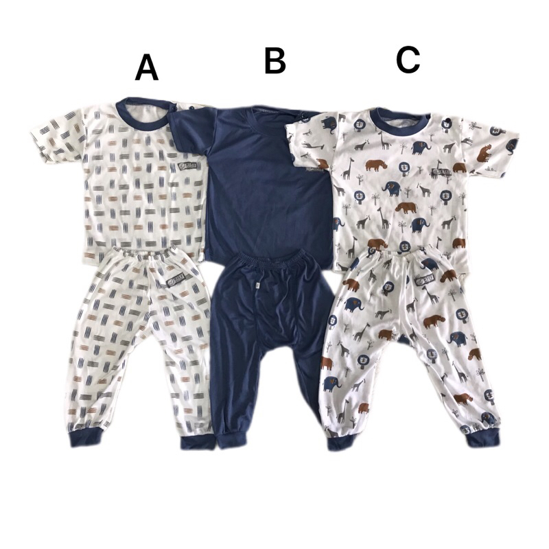 Piyama anak 1 2 3 tahun ukuran xl setelan anak santai baju kaos anak celana panjang anak baju rumah 