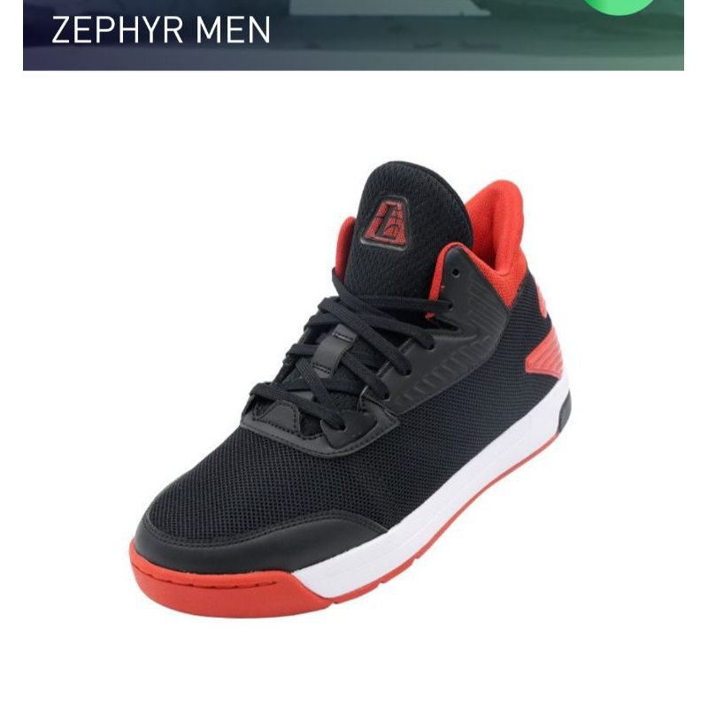 SEPATU BASKET LEAGUE ZEPHYR HITAM ORIGINAL TERBARU