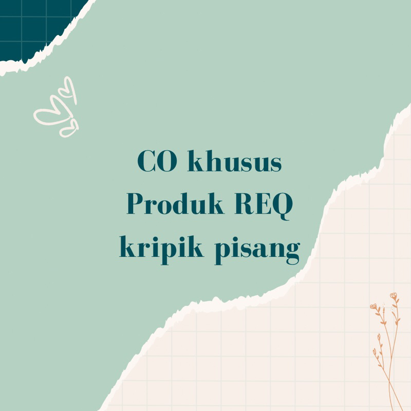 

produk request | makanan kripik pisang