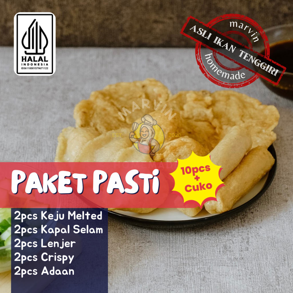 

MPEK-MPEK PASTI Ikan Tenggiri / Pempek Asli Palembang / Frozen Food / Paket Empek Empek / Jajanan Viral / Cemilan Enak / Oleh-oleh Premium / Kuah Cuko Kental / Aneka Rasa Nusantara / Makanan Khas Sumatera Selatan / Varian Kapal Selam / Crispy / Keju Lumer