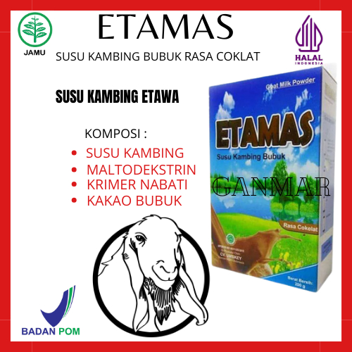 

Susu Kambing Etamas rasa coklat susu kambing bubuk