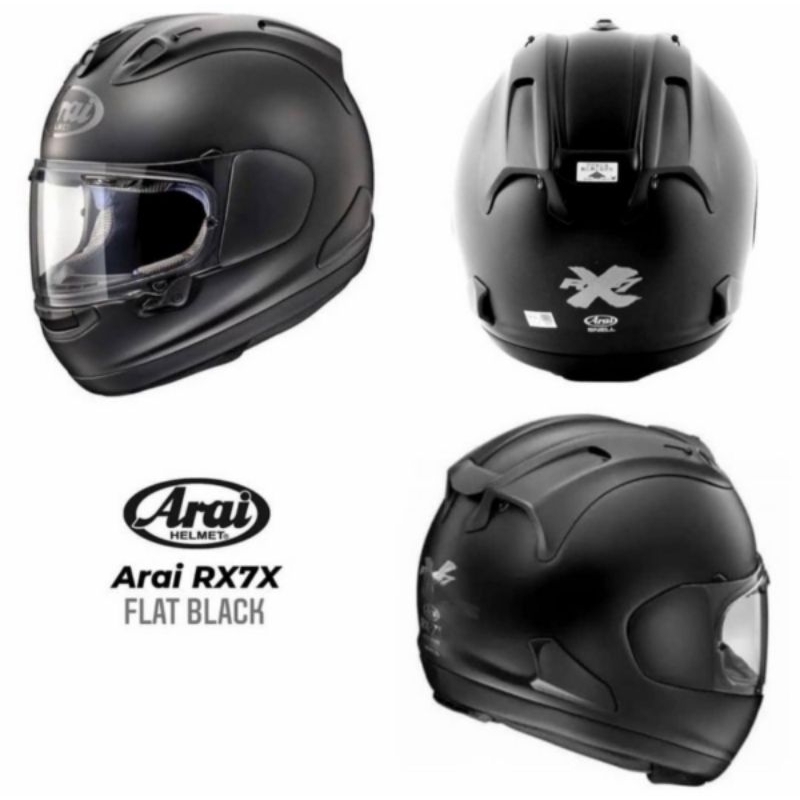Helm Arai RX-7X FLAT BLACK