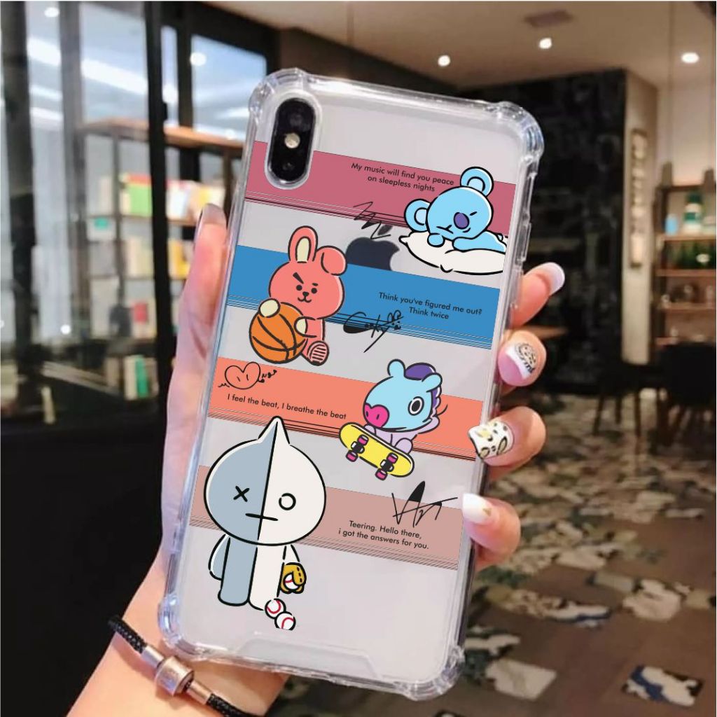 [COD]CUSTOM CASE BTS BT21 UNTUK SEMUA TYPE HP (1BTS11)