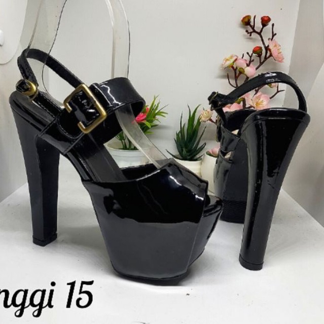 ZARA HIGH HEELS WANITA 15cm ZARA HEELS GESPER