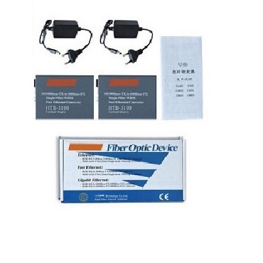 htb3100 A+B FIBER OPTIC OPTICAL MEDIA CONVERTER HBT-3100