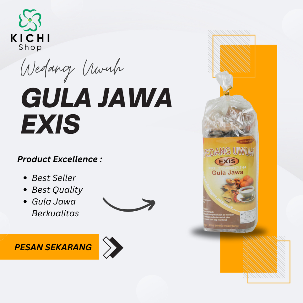 

WEDANG UWUH GULA JAWA EXIS ASLI KOMPLIT KHAS IMOGIRI ISI 5