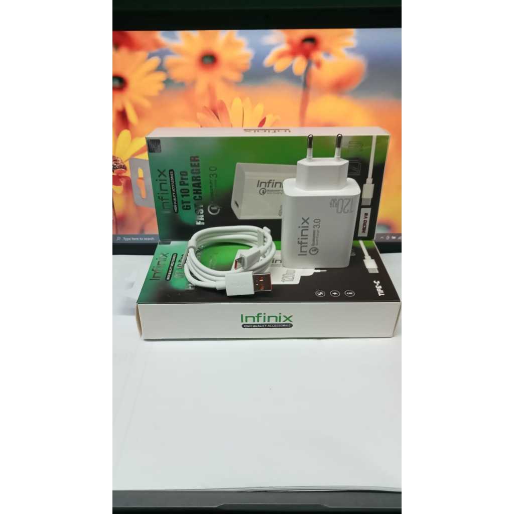 Charger Infinix GT 10 Pro 120W Super Fast Charging