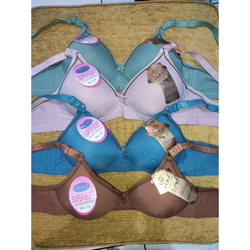 Bh bra wanita fema 119 / bh bra wanita dewasa / bh bra pengait 3 / bh bra tanpa kawat / bh bra busa 