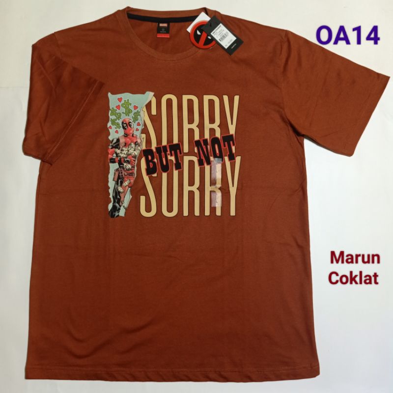 BESAR, Kaos T Shirt Cowok MARVEL Nevada Original branded matahari