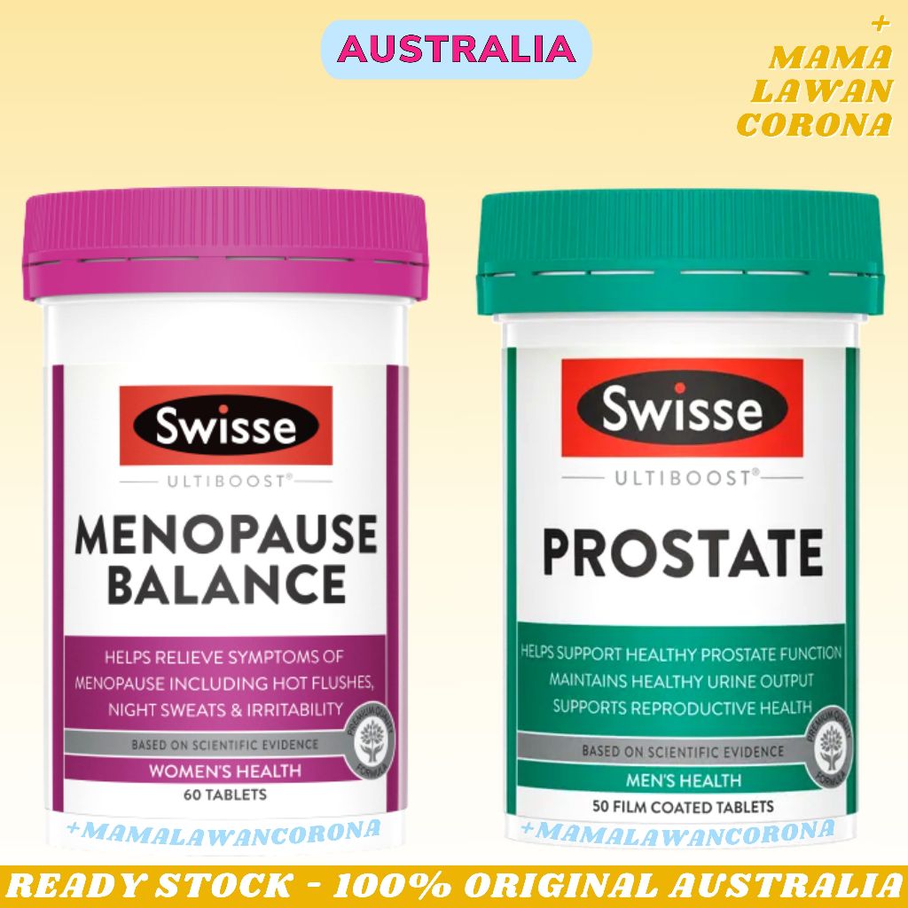 Swisse Ultiboost Menopause Balance 60 Tablets / Swisse Ultiboost Prostate 50 Tablet / Saw Palmetto P
