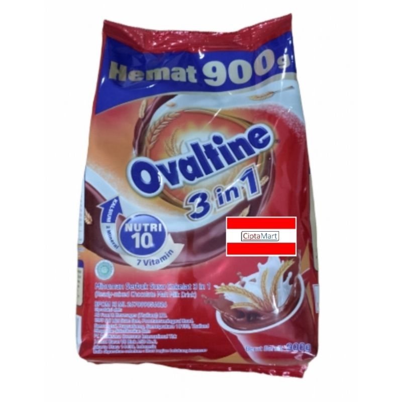 

Ovaltine Minuman Susu Cokelat 3in1 900gr