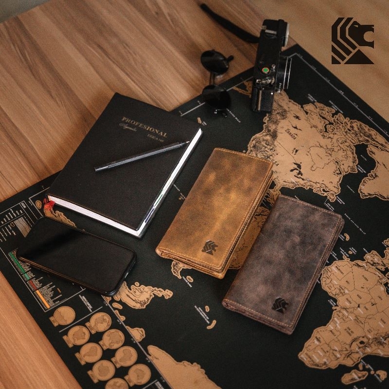 Dompet Panjang Pria Kulit Asli Reven Prabu Wallet