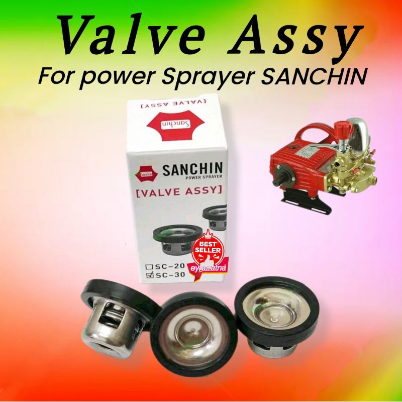 Valve assy sanchin SC 20 30 45 120 / klep pompa steam doorsmeer power sprayer sanchin cucian motor m