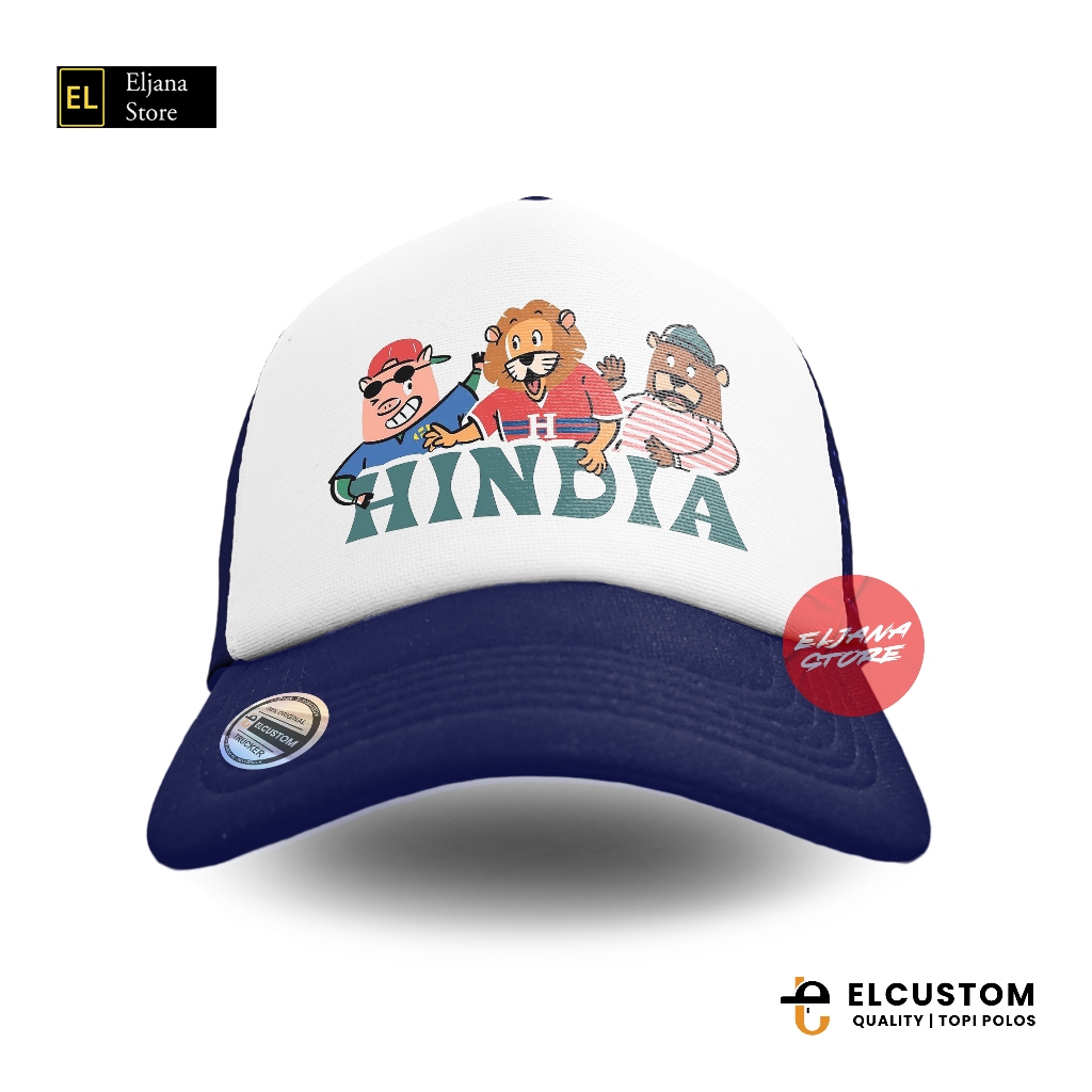 Topi Hindia / Topi Band / Hindia / Topi Jaring Distro / Topi Premium / Topi Sablon