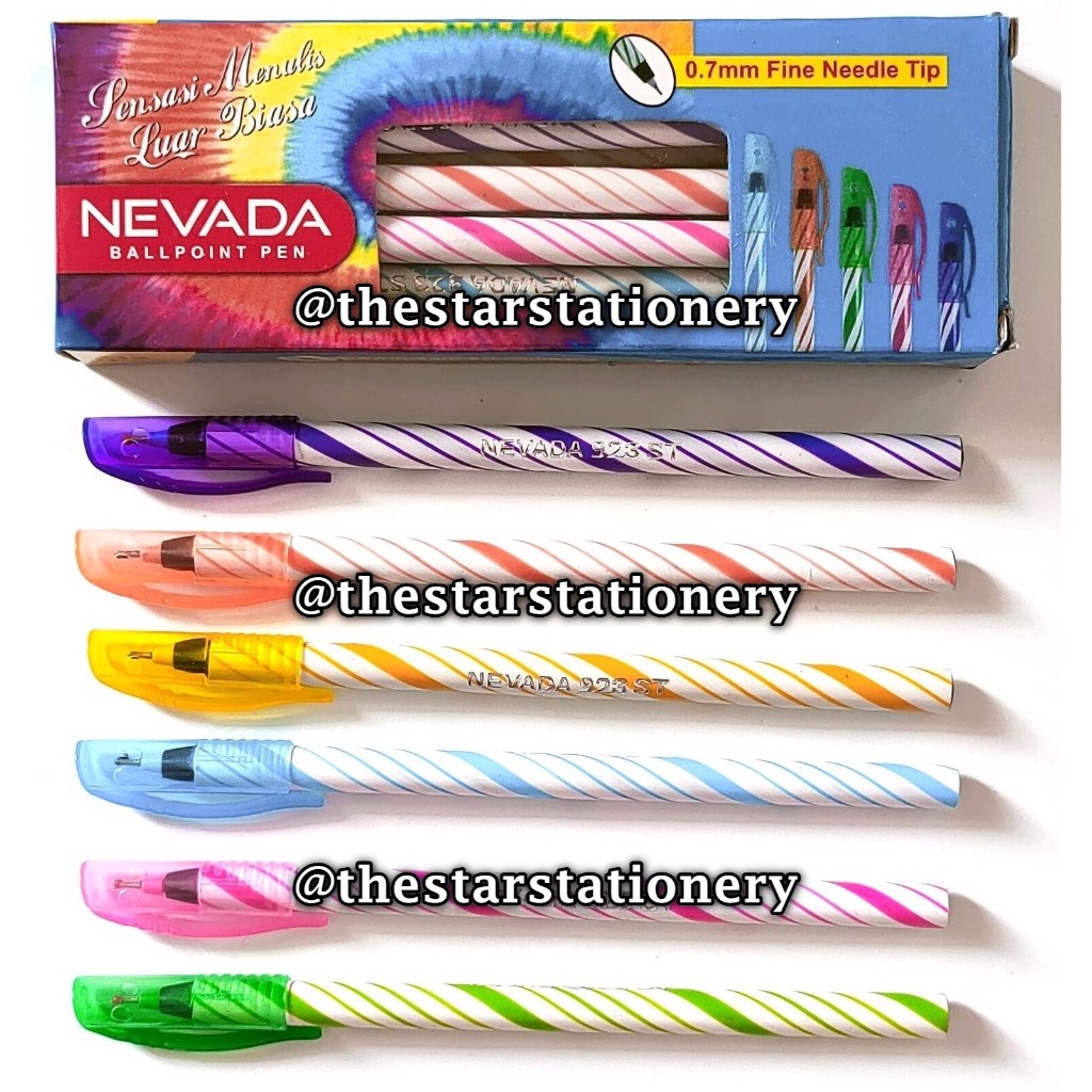 

(1 Biji) Bolpen Nevada 923ST 0.7 mm / Pulpen Lilin Nevada 923 ST (1 Biji)