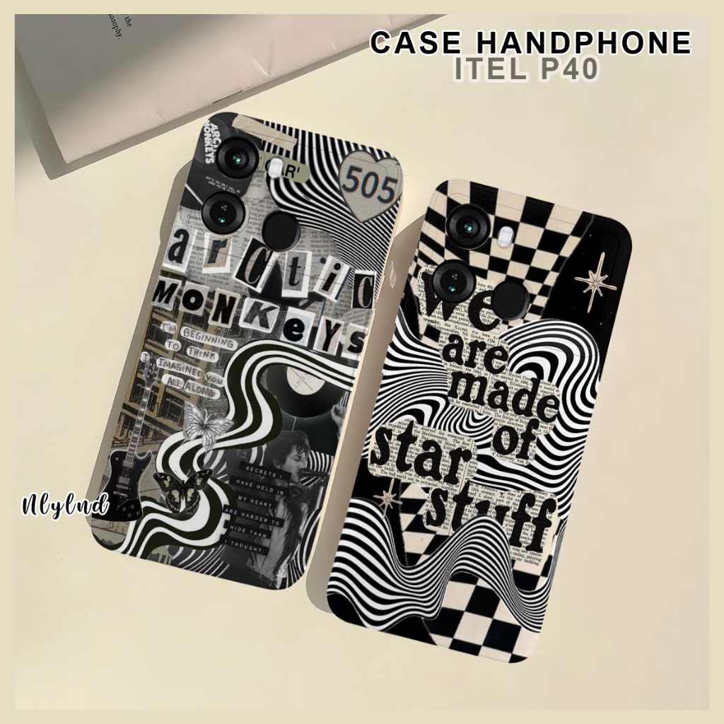 Case Hp Itel P40 2023 Itel A60 A60S Vision 1 Pro 1 Plus Vision 1 / Casing Pelindung Camera Motif (N1