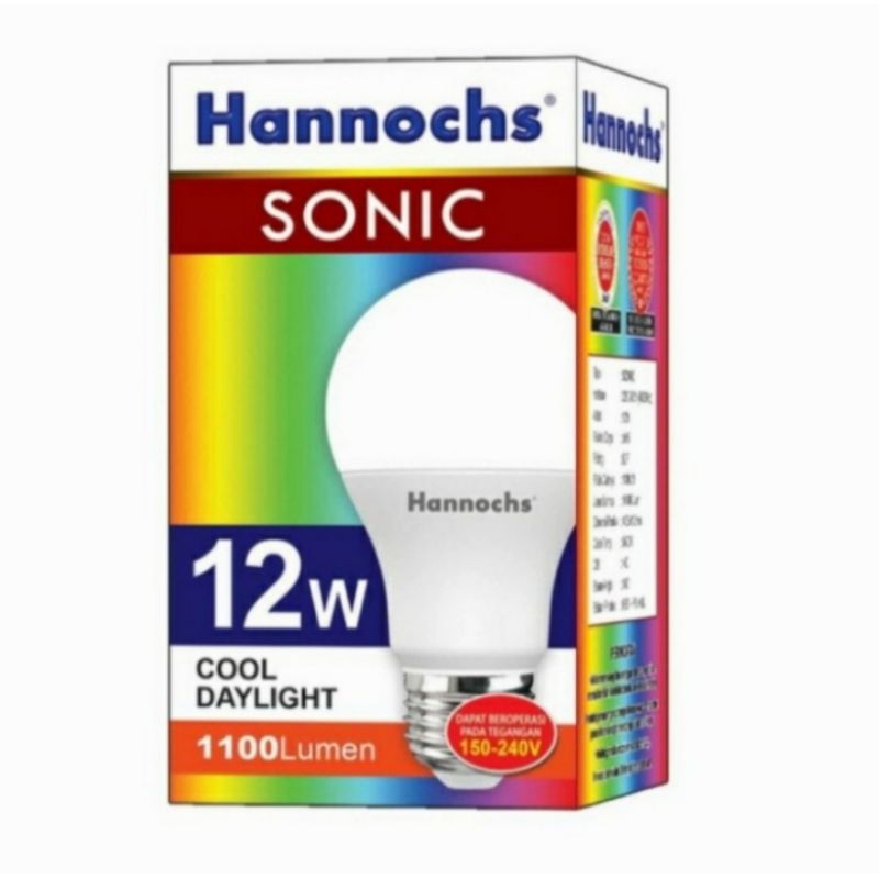 Lampu LED 12 Watt HANNOCHS SONIC 12 Watt LED Murah