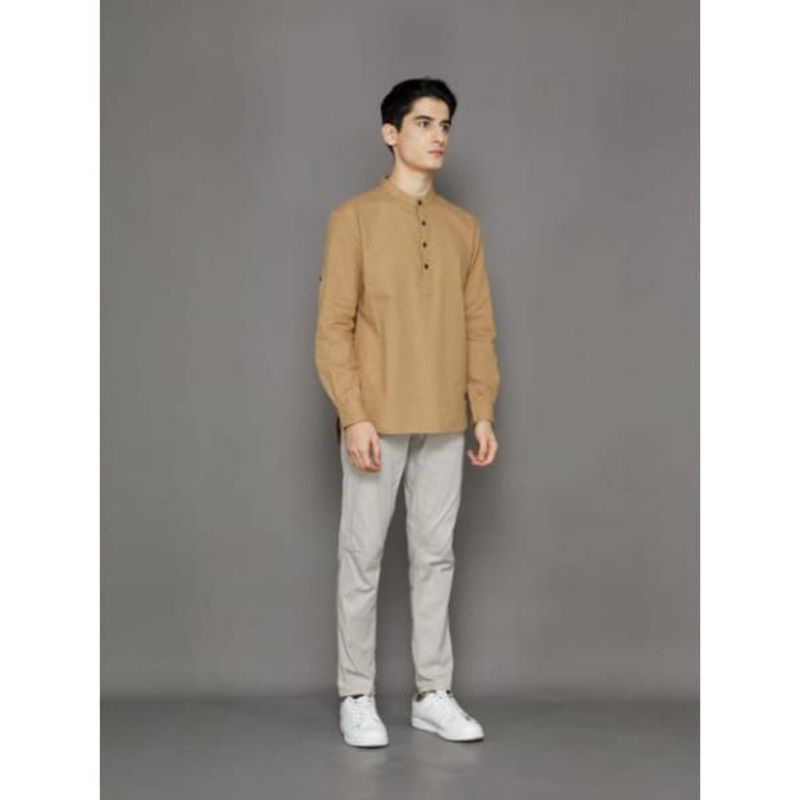 Baju Koko Kurta Polos Lengan Panjang Terbaru Bahan Katun Toyobo Premium