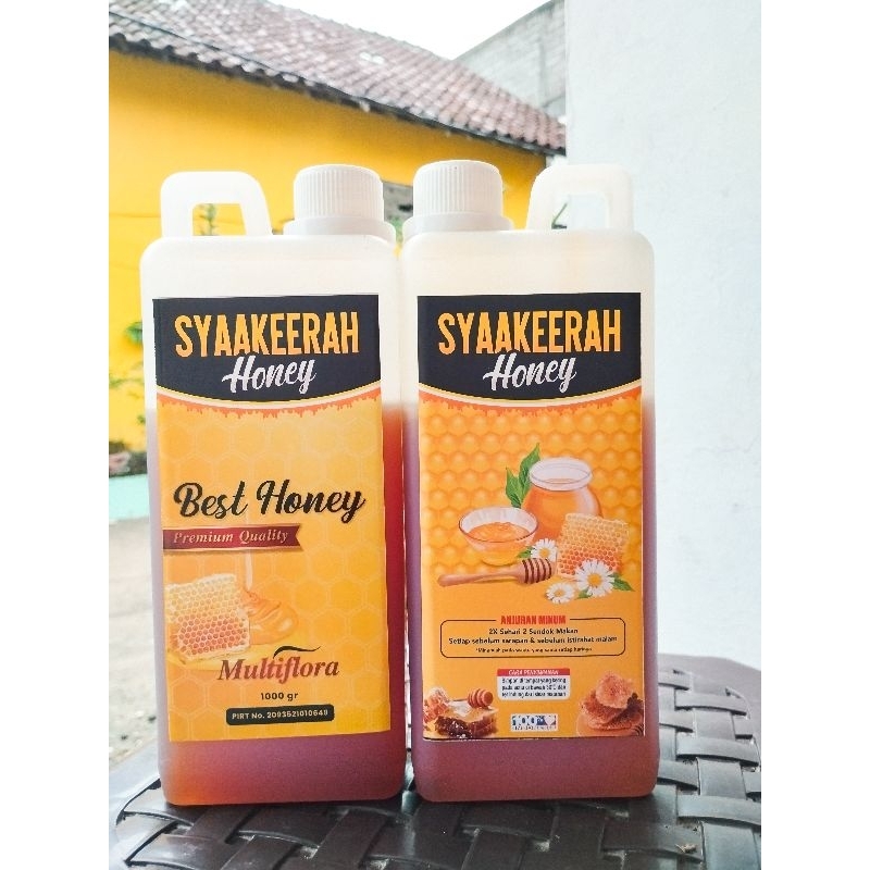 

MADU MULTIFLORA | MADU MURNI BERKUALITAS | KEMASAN 1 KG | MADU MURNI SANAD JELAS