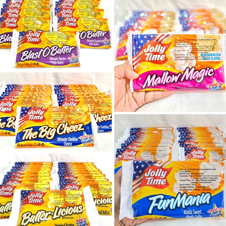 

Best Seller Popcorn Jolly Time Aneka Rasa - Microwave Popcorn ★★★★★