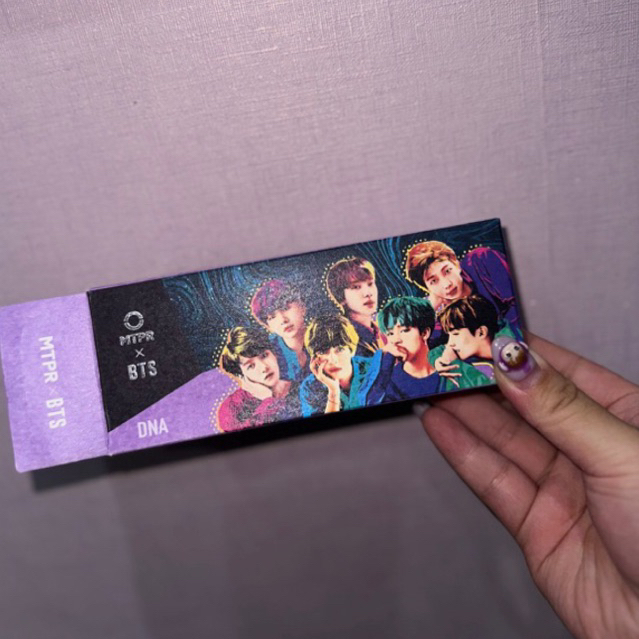 [100% ori & only -1.50] SOFTLENSE BTS EDITION MTPR x BTS free photocard ORI FROM KOREA