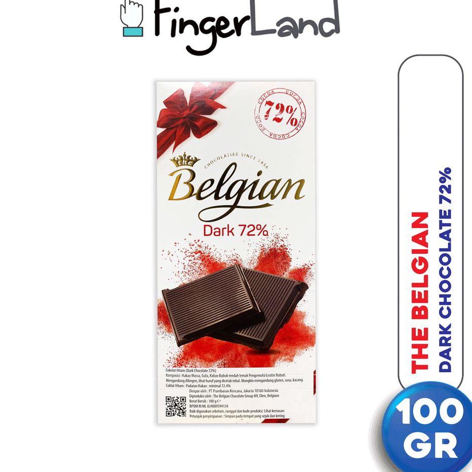 

Bayar Di Tempat THE BELGIAN Dark Chocolate 72% 100 gram Cokelat Hitam