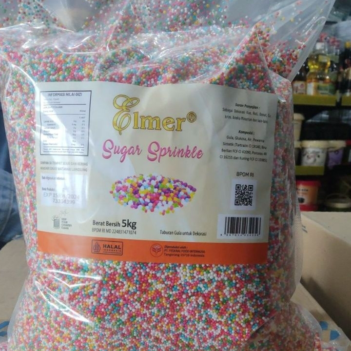 

Terlaku. sprinkle 1kg repack springkel gula sugar Diskon