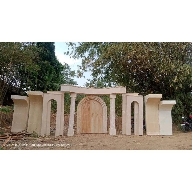 Pelaminan backdrop / Pelaminan gebyok