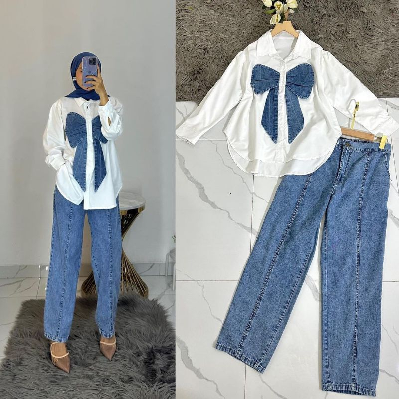 Setcel Katun Terbaru / Setelan Celana Katun Terbaru / Setcel Crinkle Terbaru / Setelan Celana Crinkl