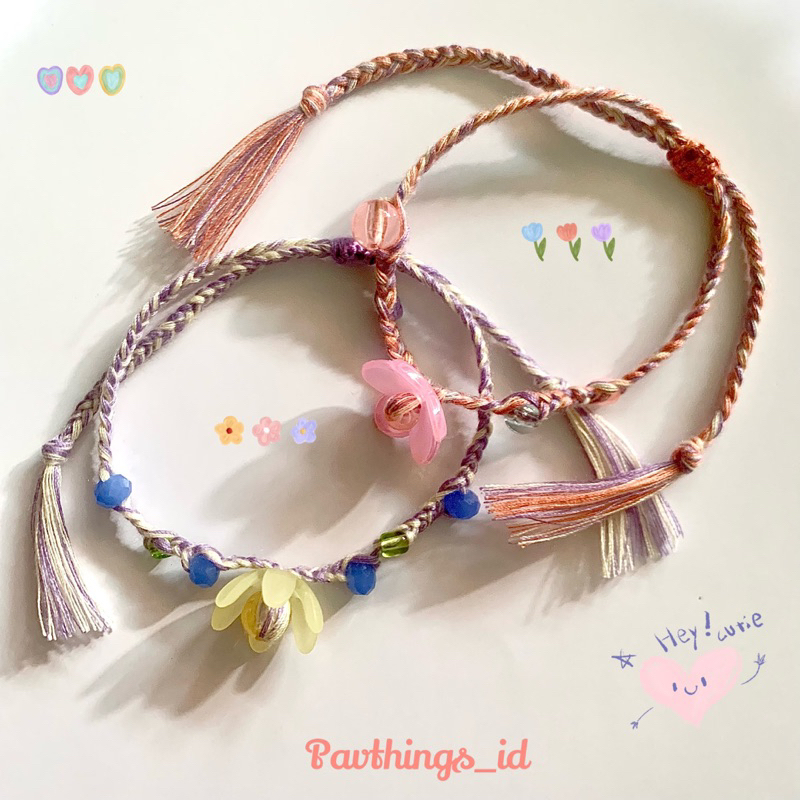 Minara Bracelet | Gelang Tali | Yarn Bracelet