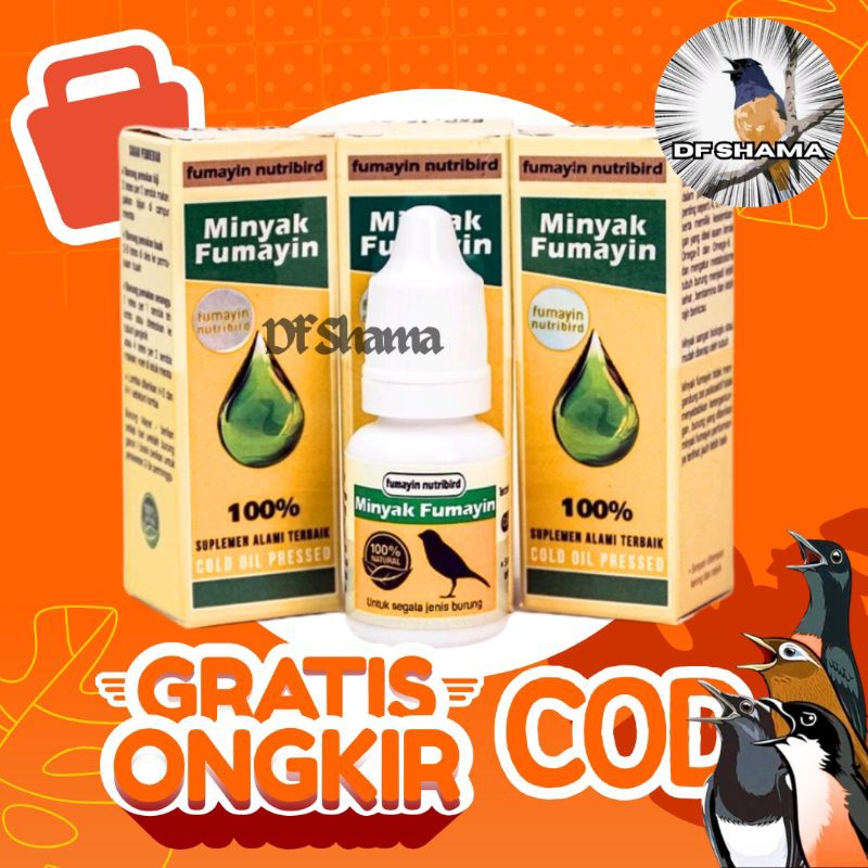 Penggacor Burung Minyak Fumayin Super 7.5ml Nutribird Penggacor Semua Jenis Burung