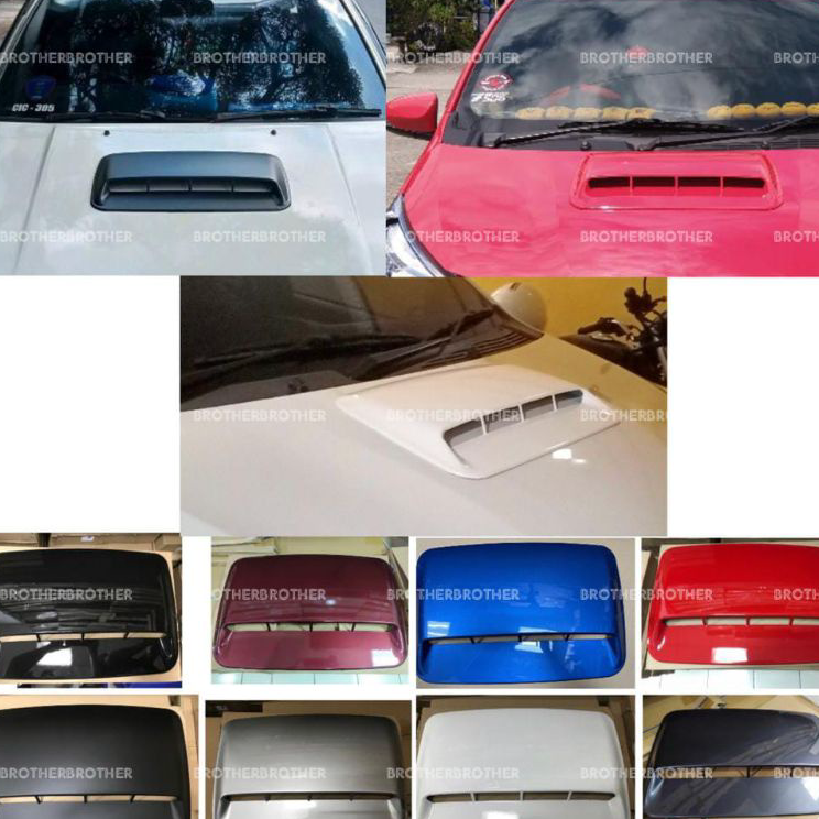 Ready Air Flow Kap Scoop Mesin Mobil Universal Fortuner Pajero Agya Ayla Xpander Innova Avanza Calya