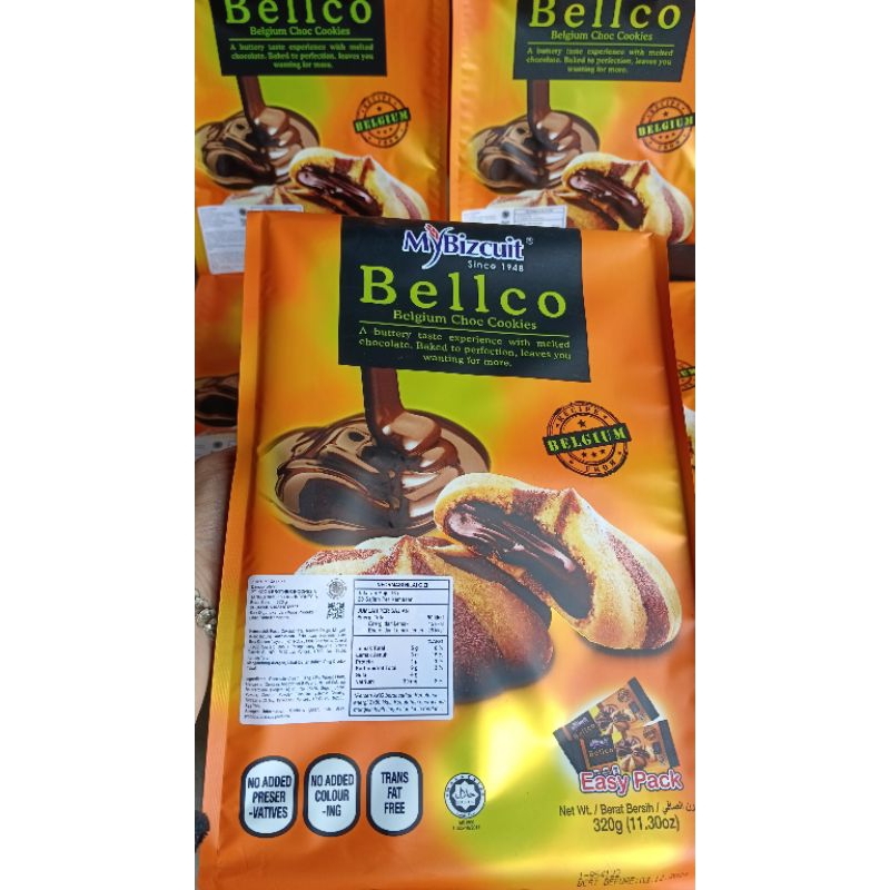 

Biskuit Bellco coklat belgium