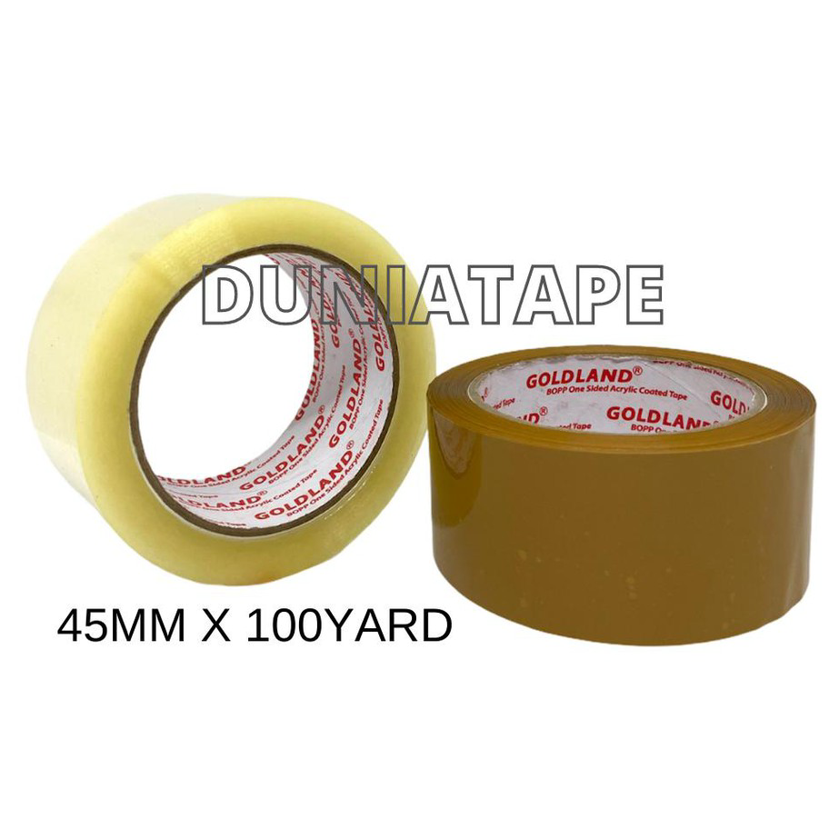 

Terbaru MM LAKBAN 2 inch x 100 YARD FULL - bening dan coklat