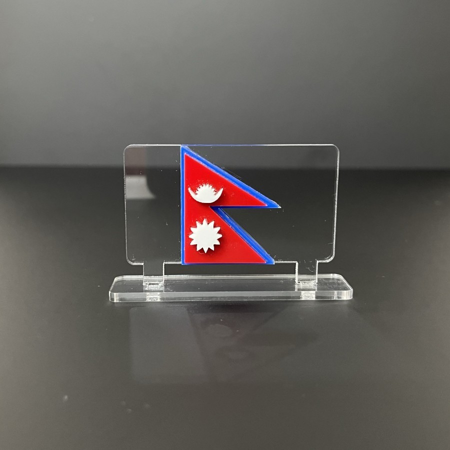 Bendera Meja Negara Nepal Bendera Nepal Timbul MURAH
