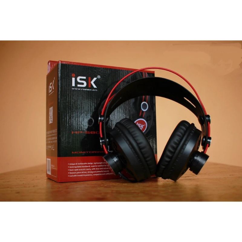 Audio Headphone Monitor ISK HP 580 ISK HP580 Original TERBAIK