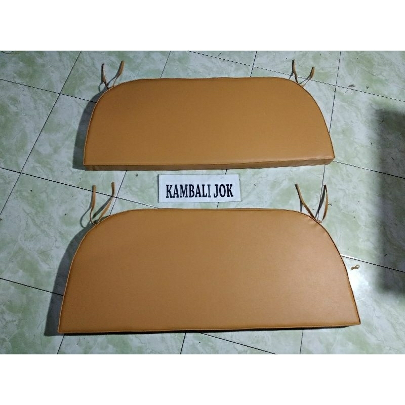 Custom request SARUNG+ISI BUSA jok bantalan dudukan kursi tamu BETAWI ( Oscar anti air warna nugget 