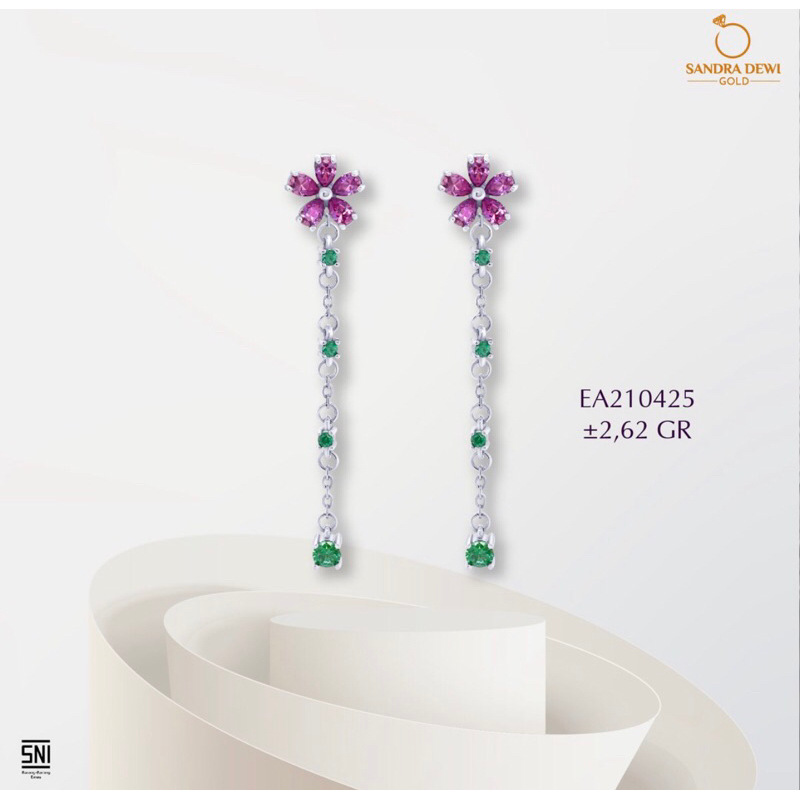 Anting Flower Garden - Sandra Dewi Gold EA21045