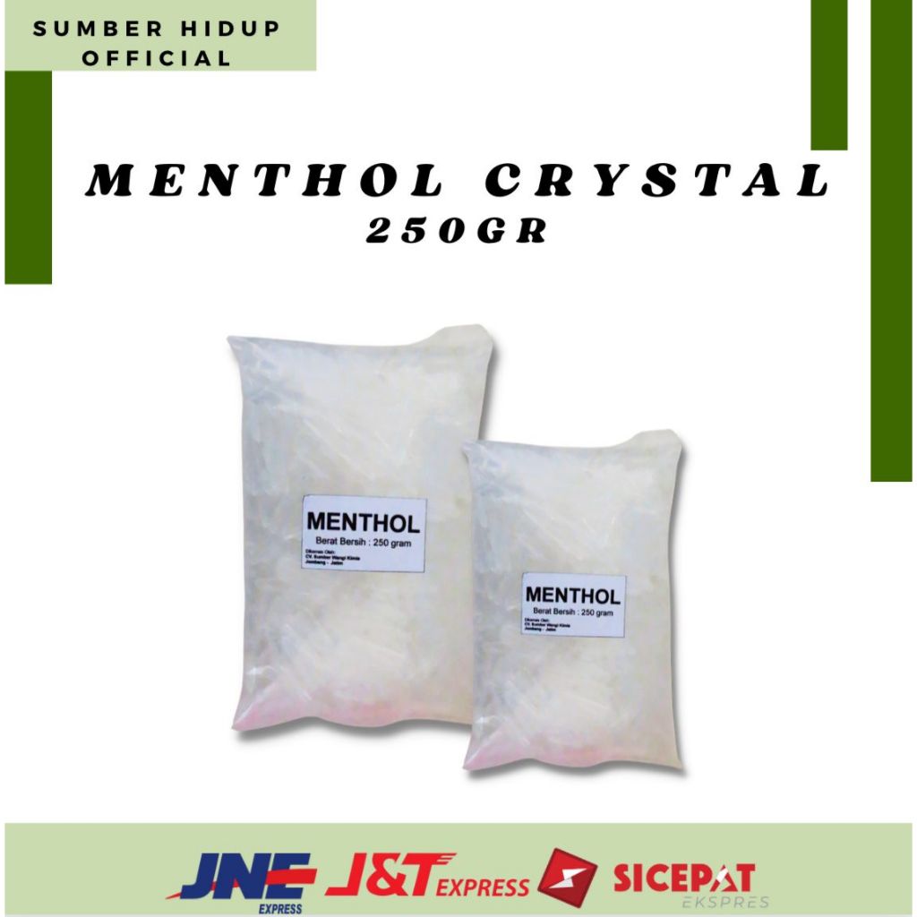 

MENTHOL CRYSTAL KEMASAN 250 GR