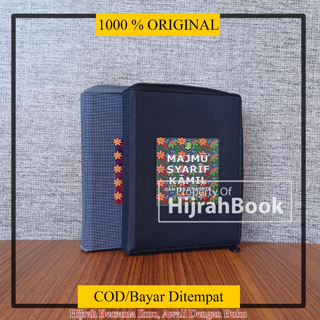 Terjemah Majmu Syarif Kamil Cover Jaket Resleting B6 Terbitan CV Penerbit J-Art Buku Terjemahan Majm