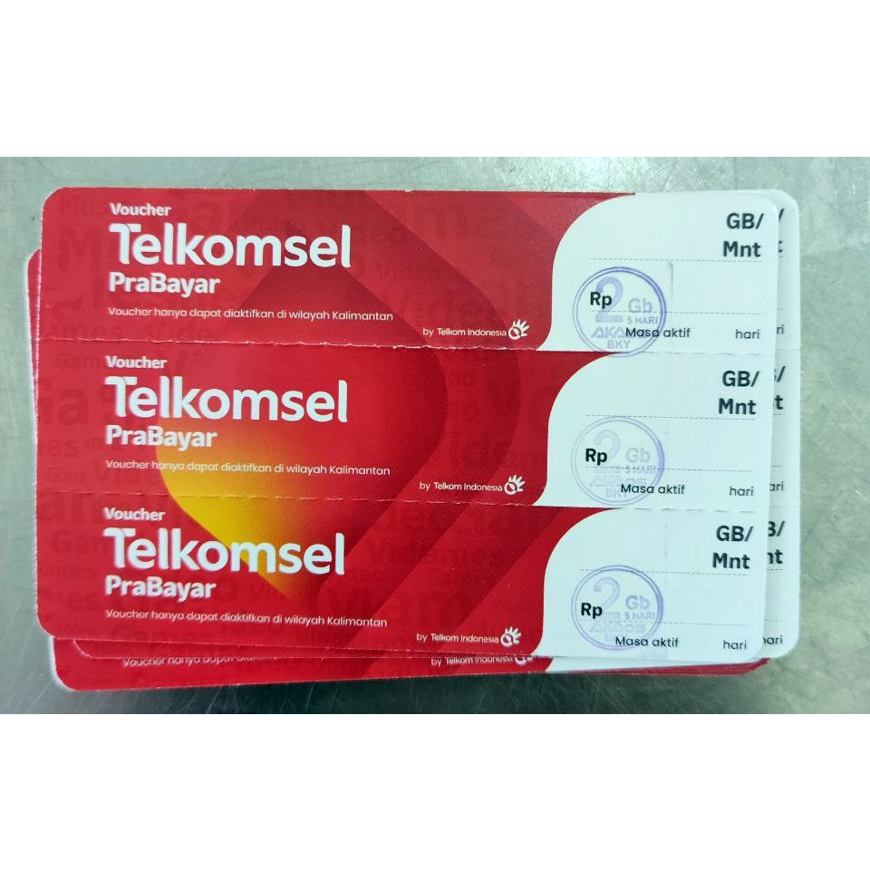 Voucher Internet TELKOMSEL (KIRIM FISIK)
