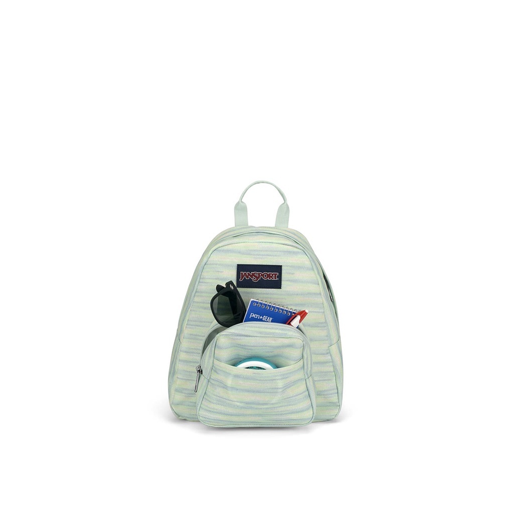 JanSport Tas Ransel / Mini Backpack / Mini Daypack Half Pint 70S Space Dye Fresh Mint