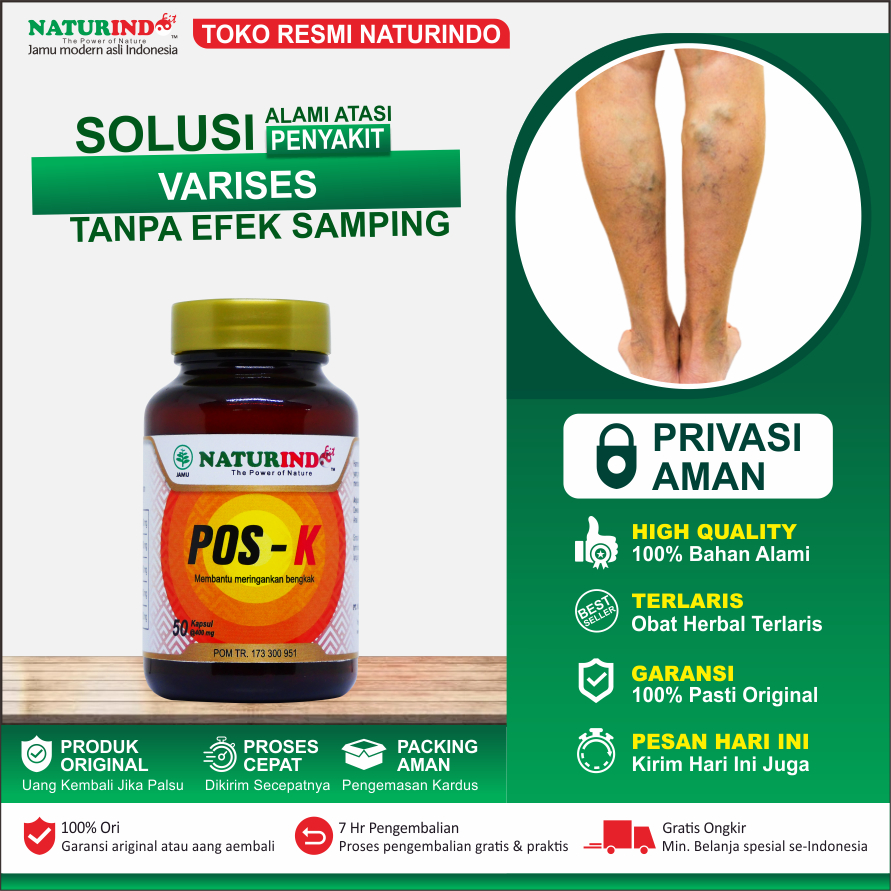 POS K OBAT VARISES DI KAKI DAN BETIS PARISES KAKI FARISES TANGAN OTOT KAKI HERBAL VARISES NATURINDO