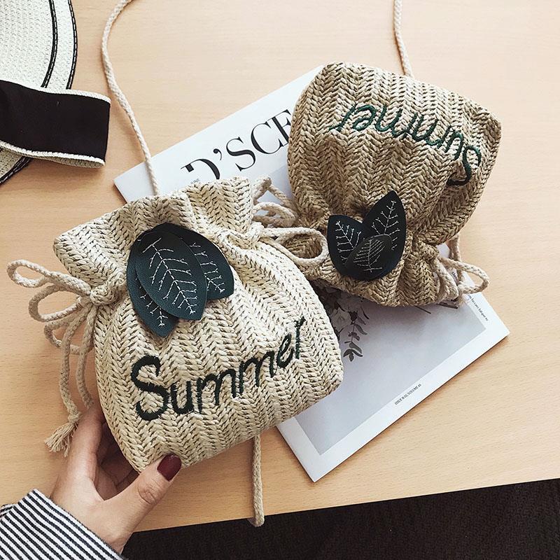 FIRSTSTEP - TAS SERUT MINI SLEMPANG WANITA BAHAN ANYAMAN JERAMI SLINGBAG SUMMBER BAG TAS PANTAI BALI