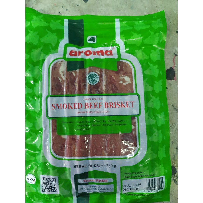 

Aroma Smoked Beef Brisket 250gr