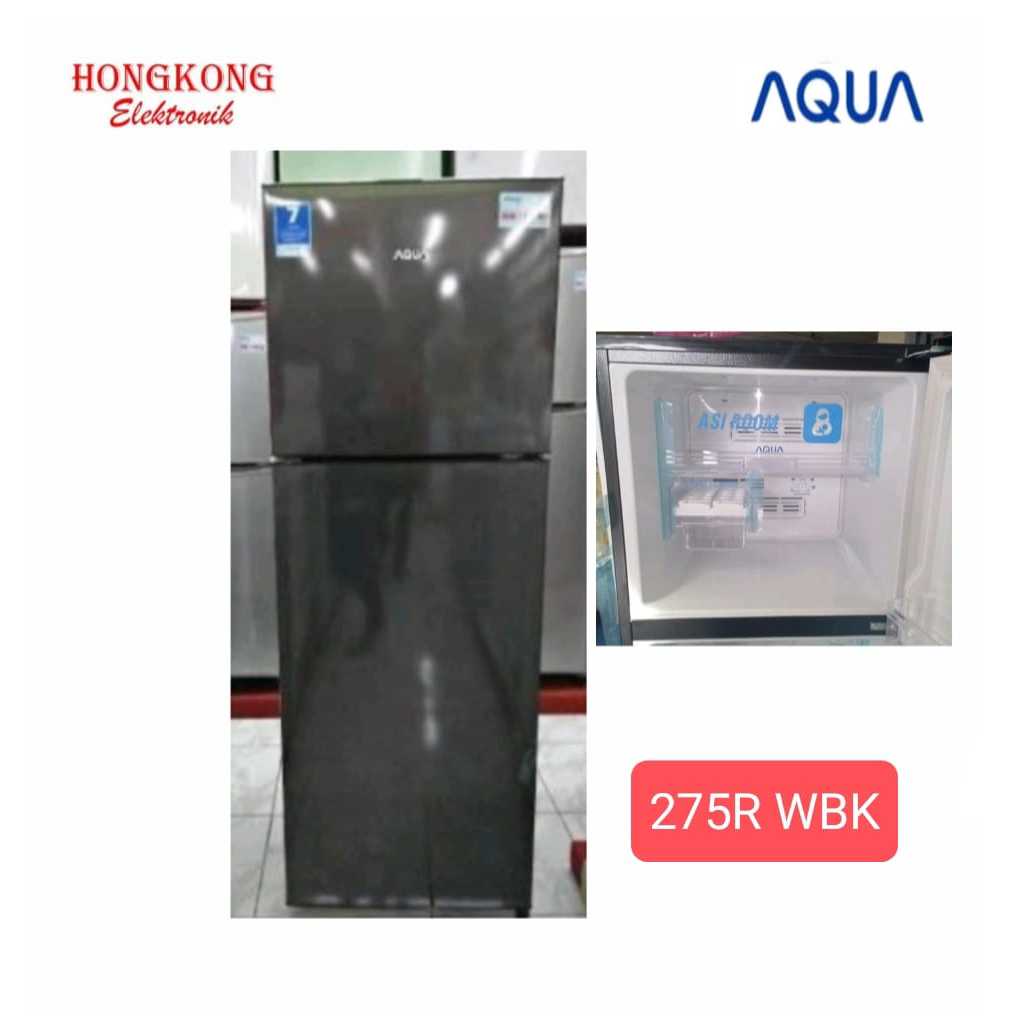 KULKAS AQUA Kulkas 2 Pintu AQR-D275R-WBK INVERTER- ASI ROOM